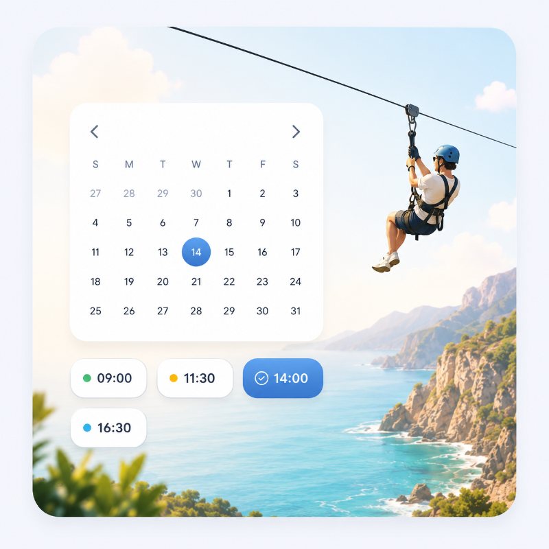 Pick your date and time online